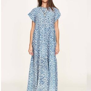 Mirth Vienna Maxi Dress in Indigo